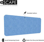 Escape Acoustic Wall Art | Matrix Design | Suspended Sound Proofing Panels | Eco-Friendly Recycled Material | 48X30 | Sand Dune