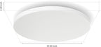 Philips Hue Datura Smart Ceiling Panel (Large Round 2.49 in x 22.60 in) White & Color Light, Bluetooth Compatible, Voice Control with Alexa, Apple Home & Google Assistant†?