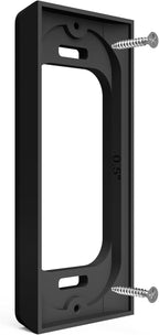 Ring PRO2 Doorbell Mount - Hidden River Lab genuine Mounting Spacer - 0.5-inch offset - Compatible with Ring PRO2 Video Doorbell (new name Ring Wired Doorbell PRO) - premium doorbell adapter - BLACK