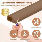 RPXRPXSide Open One Cord Cable Raceway Wire Cover for Cords, Our Cable Track is Best Suited for one Wire (Diameter <0.27"),Wire Raceway Management Cable Concealer Channel (Brown, 390in)
