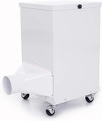 Extract-All Mobile ULPA Air Scrubber and Negative Air Filter Machine, for Industrial Commercial Medical Contamination, Isolation Rooms Usage Heavy Duty Fume Extractor and Source Capture Purifier