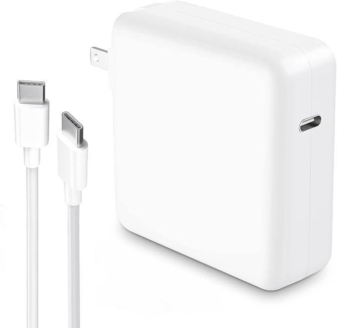 Mac Book Pro Charger, 70W USB C Charger Power Adapter for MacBook Pro/Air 13/14 Inch, for MacBook 12 Inch, Included USB-C to USBC Charge Cable (6.6ft/2m)