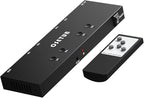 4K@60Hz 4 in 1 Out HDMI Switch, 4 Port HDMI Switcher Selector Support HDR10 & HDCP 2.2 & Full 3D with IR Remote Control Compitable with Nintendo Switch,Xbox PS5/4,Fire Stick,Roku,Apple TV for Gaming