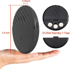 EverNary Window Vibration Alarm,5Pack-125dB Loud Ultra-Slim Anti-Theft Alarm for Door and Window Glass Break Sensor Alert with Adjustable Sensitivity (5, Black)