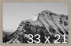Frame It Easy 33 x 21 Rustic Gray Wood Frame (Derby)