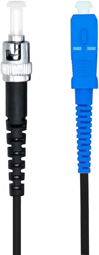 Jeirdus 100M SC to ST Outdoor Armored Simplex SM Fiber Optic Cable Jumper Optical Patch Cord Singlemode 9/125 100Meters 328ft SC-ST