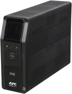 APC Sinewave UPS Back-UPS Pro, 1350VA Battery Backup & Surge Protector, LCD, AVR, BR1350MS