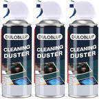dulobluf Compressed Air Duster : Air Duster for PC Cleaning - Computer Air Duster Blower for Laptop - Reusable Car Dusters Airduster
