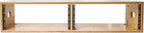 Sound Town DIY 2 x 4U Studio Rack with Baltic Birch Plywood, Golden Oak For Recording Room, Home Studio (SDRK-D4)