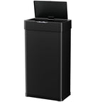 AthLike Sensor Trash Can, Touchless Motion Sensor Trash Bin, Smart Automatic Garbage Can with Soft-Close Lid, Bag Retainer Ring and Display Light,for Kitchen,Living Room Office (Black, 18.5 Gal)