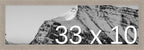 Frame It Easy 33 x 10 Rustic Gray Wood Frame (Derby)