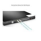OPSTRAN 10GBASE-SR SFP+ Optical Transceiver Module Compatible with Dell 407-10356 407-BBOU 331-5311 and Dell Force10 GP-10GSFP-1S 10Gbps 850nm 300m DDM Duplex LC MMF 4 Pack