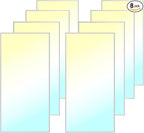 Msbfi 2x4 LED Flat Panel Lights Drop Ceiling Light Fixture 5000K 4000K 3000K Selectable 0-10v Dimmable, 30-40-50W 24x48 LED Light Fixture 100-277V for Office Ceiling Lighting Fixture ETL/DLC 8 Pack