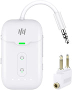 Premium Airplane Bluetooth 5.4 Transmitter Adapter, for 2 AirPods/Headphones,2 in 1 Transmitter Receiver with aptX Low Latency,Wireless Adapter for Flight,TV,Gym,Tablets Car Stereo