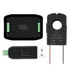 AC Current Voltage Power Energy Frequency Power Factor Communication Module Meter 100A Ammeter Voltmeter Multimeter with RS485 USB Interface and Split Core Current
