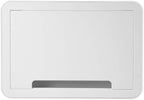 Legrand - OnQ Cable Management, In-Wall Media Box, Dual Purpose Structured Wiring Enclosure, TV Home Theater Recessed Storage Box, 9 Inch, white ENP0900-NA