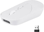 THARO New Wireless Mouse Barcode Scanner, 2-in-1 Design 2D Handheld Barcode Scanner with Wireless Mouse Functions for POS System,Store,Supermarket, Warehouse.(White)