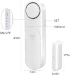 Window and Door Alarm When Opened (5 Pack) for Kids Safety/Home Security, Sliding Front Door Opening Sensor Alarms for Dementia, 120dB Burglar Alert, Ideal for Business, Garage, Apartment,House, White