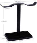 Avantree Neetto HS908 - Dual Headphones Stand for Desk, Aluminum Alloy & Metal Gaming Headsets Holder Hanger