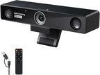 NEARITY V30S 4K Video Conference Camera with Microphone, 120° FOV/3X Digital Zoom, All in One Conference Room Webcam, Dual Mics, Video Conferencing System for Business Meetings/Smartboard