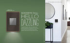Legrand adorne Brushed Stainless, 1-Gang + Wall Plate, AWM1G3MS4