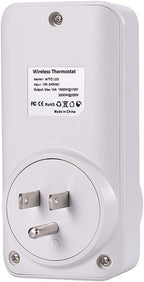 SENSTREE DIGITEN Wireless Temperature Controller, Remote Control Detect Temp, Digital Remote Thermostat, Plug-in Thermostat Outlet