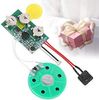 fosa DIY Greeting Card Chip, 60 Seconds Music Sound Audio Voice Recording Module Device Chip Recordable Sound Chip for Christmas Cards, Creative Gift Boxes, Jewelry Boxes, Crafts, Children's Toys