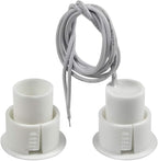 BNYZWOT Recessed Door Contacts NC Security Alarm Window Sensors With Magnetic Reed Switch. 3⁄4 Inch Door Contact Position Switches DCS Work with All Access Control and Burglar Alarm Systems White 5pcs
