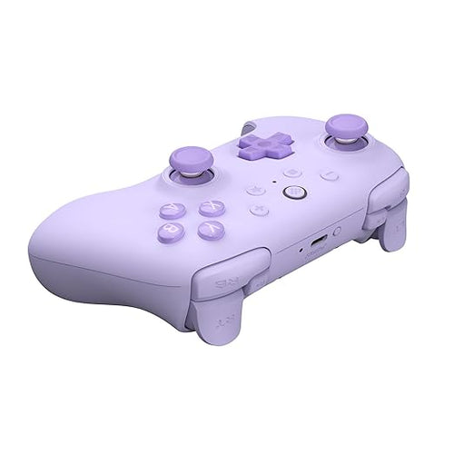 8Bitdo Ultimate 2C Hall Effect Joysticks and Hall Triggers Wireless Controller for Windows PC and Android, with Remappable L4/R4 Bumpers, Turbo function & Rumble vibration (Purple)