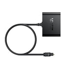 LiNKFOR Optical Cable Splitter 1x3 SPDIF Toslink with 1PCS Optical Audio Cable Toslink Splitter 1 in 3 Out Support LPCM 2.0 DTS Dolby-AC3 Compatible with PS3 DVD HDTV STB Etc
