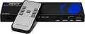 OREI 8K eARC HDMI 2.1 Switch 4x1, Switcher with Audio Extractor UltraHD Supports Upto 4K @ 120Hz PS5, Xbox, Gaming, Remote Contorl IR EDID HDCP 2.3 - Optical Out, L/R Headphones (BK-401ARC)