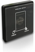 WiFi Access Control 400lb Holding Force Electic Magnetic Door Lock System Kit with Remote and Smartphone app Control, paired with Wireless Push Panel Switch (Wireless Push Panel Switch)