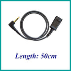 DailyHeadset RJ9 NC Mono Phone Headset for Analog Aastra Nortel Digium Polycom ShoreTel NEC Allworx Toshiba Phones Includes RJ9 and 3.5mm Adapter