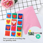 fosa DIY Greeting Card Chip, 60 Seconds Music Sound Audio Voice Recording Module Device Chip Recordable Sound Chip for Christmas Cards, Creative Gift Boxes, Jewelry Boxes, Crafts, Children's Toys