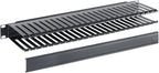 ICC 1U Finger Duct Cable Manager Panel with Cover, Plastic with Metal Back Frame, 5" Depth, Horizontal Cable Management, Rackmount for 19” Network Racks, Black, Single Pack