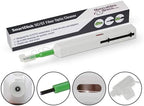 FCD SC Fiber Cleaner Pen | Quick Click Contact Cleaning Pens | 2.5mm Ferrule UPC APC | 800+ Microfiber Clicks/Usage Window | Cleans SC/ST/FC Cable Connectors Adapters Panels