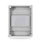 MOLLOM 5 Way Circuit Breaker MCB Distribution Protection Box with DIN Rail, IP65 Waterproof,for Indoor and Outdoor