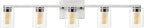 SADENICEL 5 Light Bathroom Light Fixtures, Brushed Nickel Vanity Lights Crystal Dimmable LED White/Neutral/Warm Bathroom Lights Over Mirror for Bathroom, Bedroom,Living Room (5 Light)