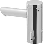 Sloan Optima EAF-200 Sensor Activated Touch-Free Faucet, Commercial Grade w/Mounting Hardware & Integrated Side Mixer - 0.5 GPM Bluetooth Hardwired Deck-Mounted Mid Body, Polished Chrome, 3335051