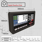 3 Axis DRO Digital Readout for Milling Machine Lathe Machine 3pcs Magnetic Scale 5um IP67 Sealing Protection (3pcs Customized Magnetic Scale)
