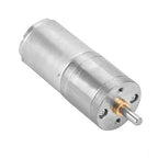 25mm DC 12V 25GA-370 Low Speed Metal Gear Motor for Electronic Locks Robots Electric Curtains Doors Mixers Monitoring Devices Pet Feeders DIY Projects