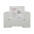 6IN1 Single Phase Energy Meter Din Rail Electricity Usage Monitor AC 40-300V 100A Voltmeter Ammeter Watt Kwh Frequency Power Meter Built-in CT 110V