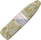 ZCFYGDX William Morris Prints Ironing Board Cover Easy Install St&ard Size with Elastic Edge 3 Bottom Nylon Buckle Straps Breathable Ironing Decor Suitable for Wide Ironing Board House Decor Size-L