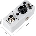 MOOER Micro Looper II Guitar Loop Pedal With 480 Minutes Recording, AUTO REC Function, 3 Saving Banks and 16 Slots Per Bank