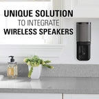 Sanus Outlet Shelf - Holds Any Device Up to 10lbs & Installs in Seconds - Includes Standard & Decora Style Outlet Covers & Integrated Cable Management Channel - Works for Sonos & Smart Home Speakers
