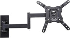 Amazon Basics Full Motion TV Wall Mount fits 12" to 40" TVs and VESA 200x200, Black