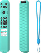 Hi Color Silicone Cover for TCL RC813 FMB1/RC923/RC902V Remote Protective Case Sleeve for TCL Smart TV Remote RC813 FMB1 Case Cover(Mint)