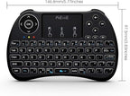 (Backlit Version)REIIE H9+ Mini Keyboard,2.4GHz Wireless Mini Handheld Smart TV Remote Keyboard with Touchpad for PC,Raspberry Pi 2, Pad, Smart TV, Android TV Box, Windows 7 8 10（Not Suport Bluetooth）