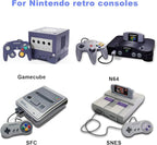 Azduou N64 to HDMI Converter Converts N64 Game Console Video Signal to HDMI Signal Easily Connect The Game Console to HDTV Adapter/Converter（Support N64，SNES，SFC，NGC 4 in 1）