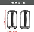 Protective Cover Case Rugged Boot with Hand Strap for Zebra TC51 TC52 TC56 TC57 TC510K,Case for Handheld Barcode Touch Mobile Computer,Scanner Accessories(Black)